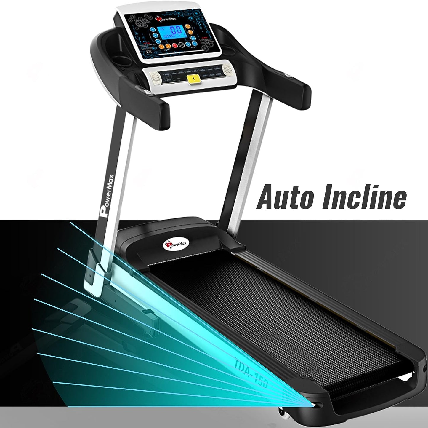 Powermax Fitness 2.5 Hp & 5 Hp Peak Motorized Treadmill