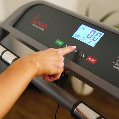 Sunny Health & Fitness Foldable Walking Treadmill