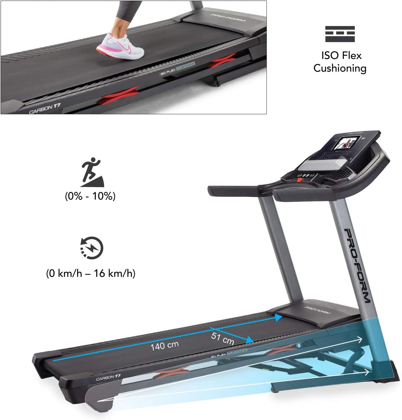Proform Treadmill Carbon T7